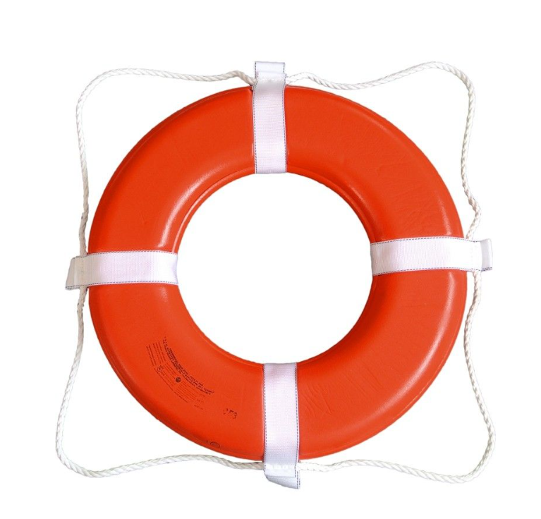 58-G24O - 24" ORANGE RING BOUY طوق انقاذ