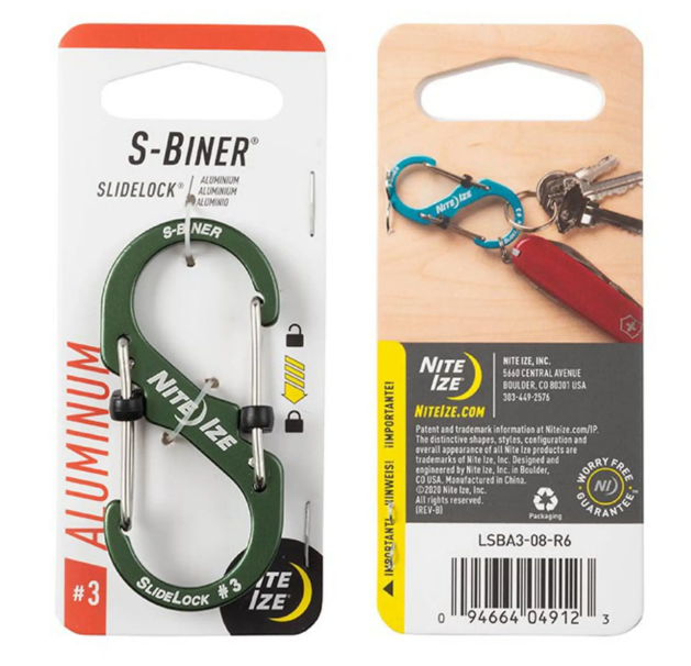 AZAM014 - NiteIze S-Biner SlideLock Aluminum