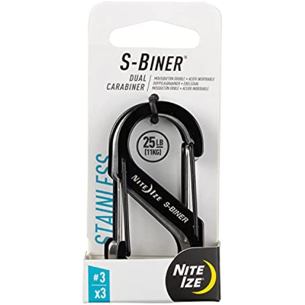 AZAM022 - NiteIze S-Biner® Dual Carabiner Stainless Steel #3