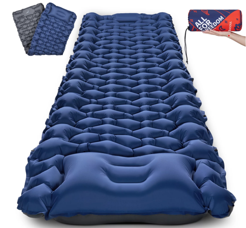 WA2501 - 196*68*9CM inflatable mattress (Blue)