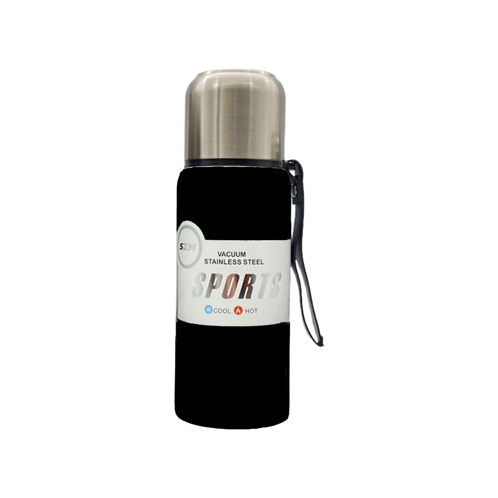 [WA0503] زجاجة ستانلس ستيل 800  مل 8516 (Black)
