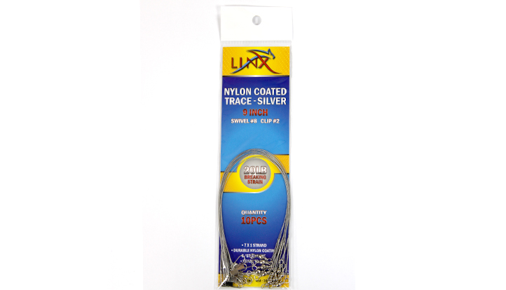 LINEX STEEL LEADER 9" 20LB STEEL