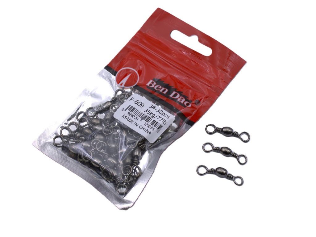 F-609- fishhook rotates (Swivel) (#3)