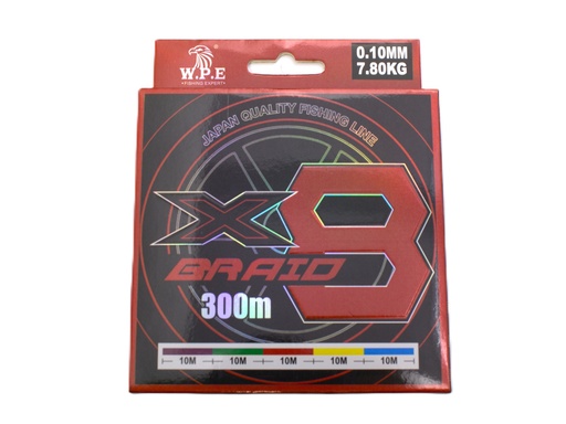[WA250638-1] X8-0.10mm fishing line