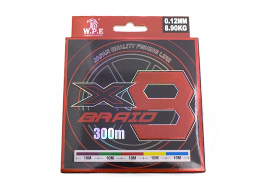 [WA250638-2] X8-0.12mm fishing line