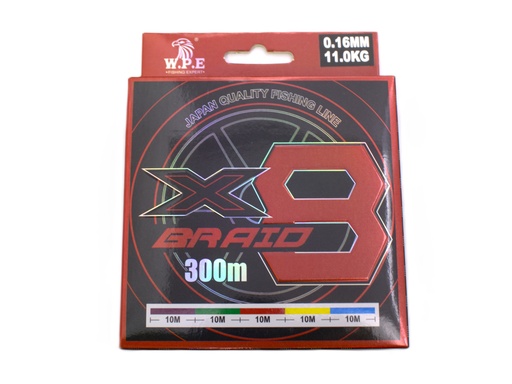 [WA250638-3] X8-0.16mm fishing line