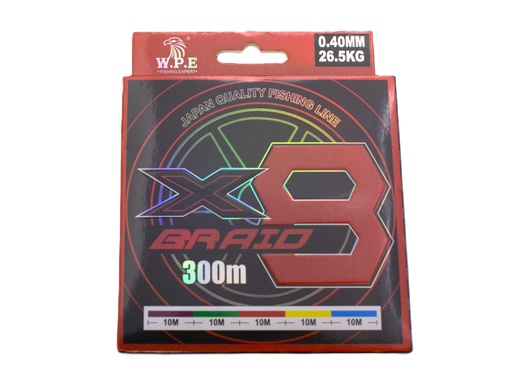 [WA250638-6] X8-0.40mm fishing line