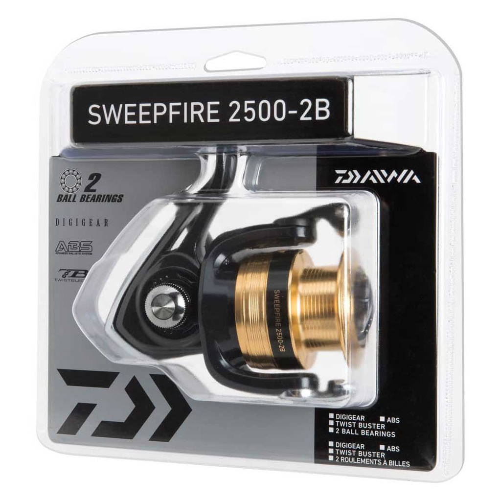 Daiwa Sweepfire Fishing Spinning Reel 2500-2B