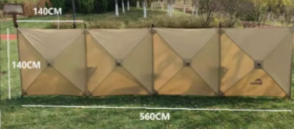 5.8m*1.4m رواق الخيمة