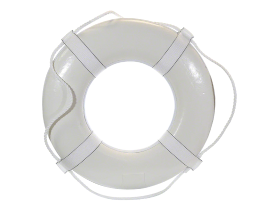 [58-G20W] 20" WHITE RING LIFE BOUY