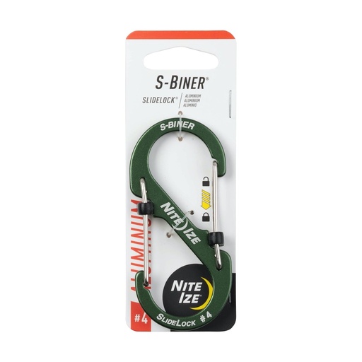 [AZAM016] AZAM016 - NiteIze S-Biner® SlideLock® - حلقة تثبيت من الألومنيوم