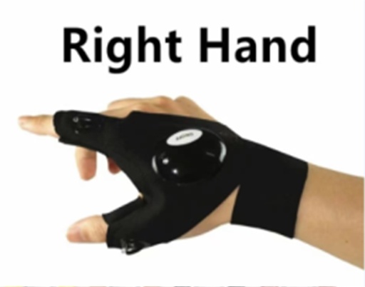 [WA2201] flashlight fishing glove