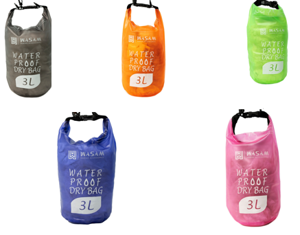 Waterproof bag different Colors Size:3L